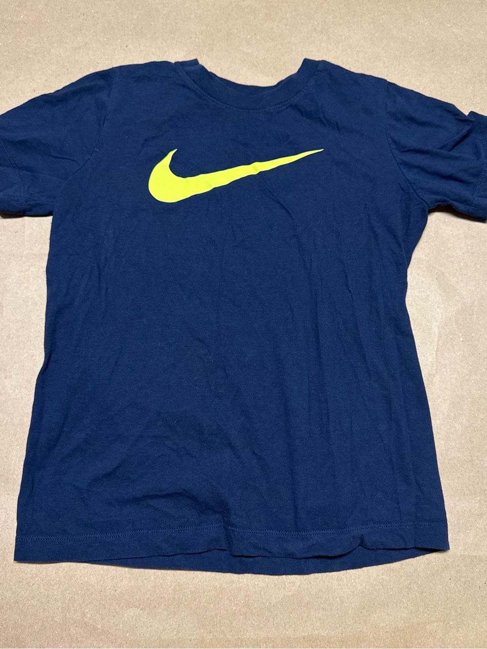 Nike Navy Blue Shirt Youth M Medium Rare!